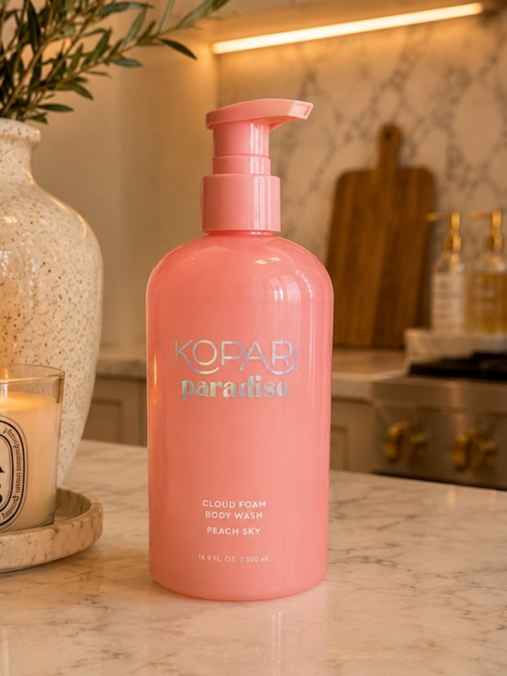 Kopari Paradiso Cloud Foam Body Wash Peach Sky 16.9 oz / 500 mL
